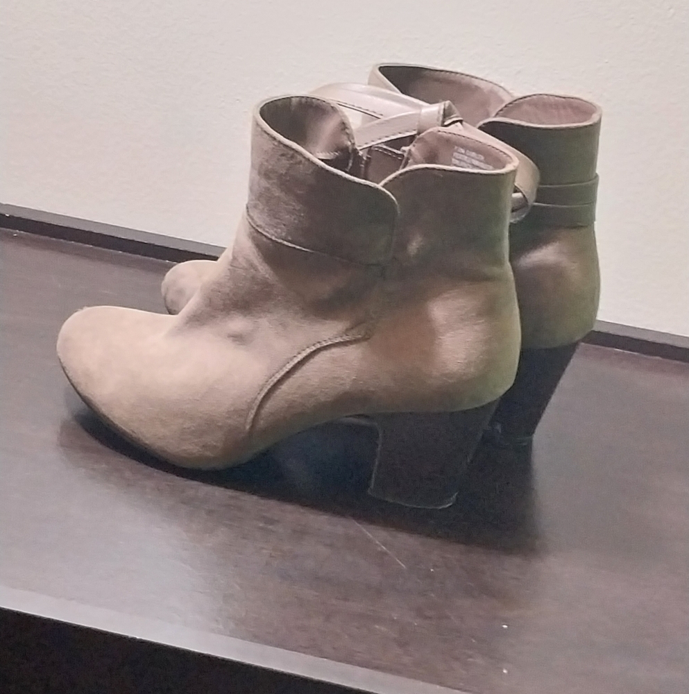Brown booties